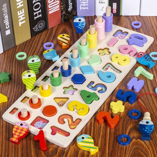 Montessori Educational Wooden Busy Board   - Image 13