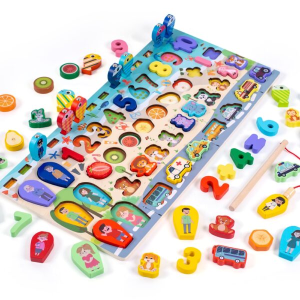 Montessori Educational Wooden Busy Board   - Image 31