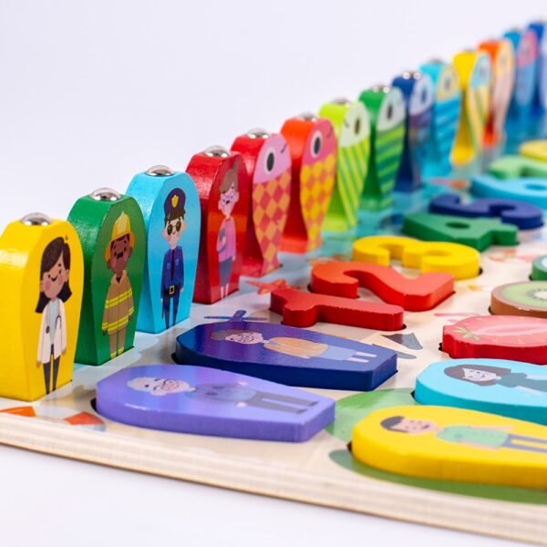 Montessori Educational Wooden Busy Board   - Image 41