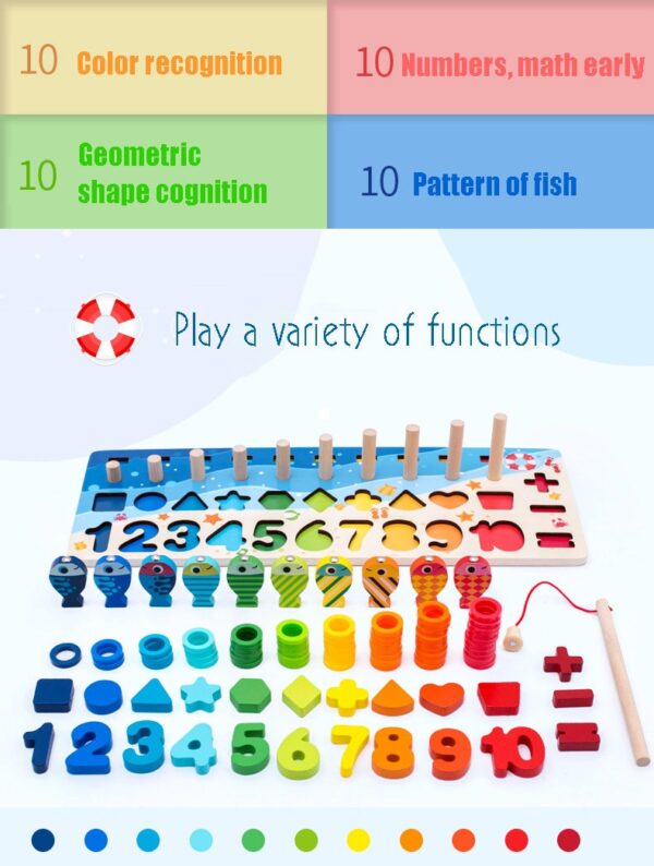 Montessori Educational Wooden Busy Board   - Image 17