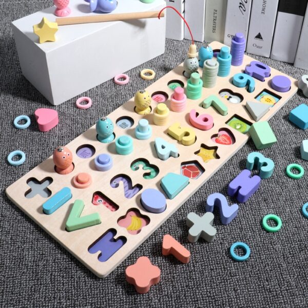 Montessori Educational Wooden Busy Board   - Image 15