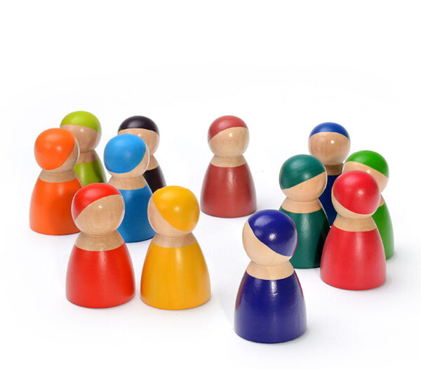 Montessori Large Wooden Stacking & Nesting Toys - Image 14