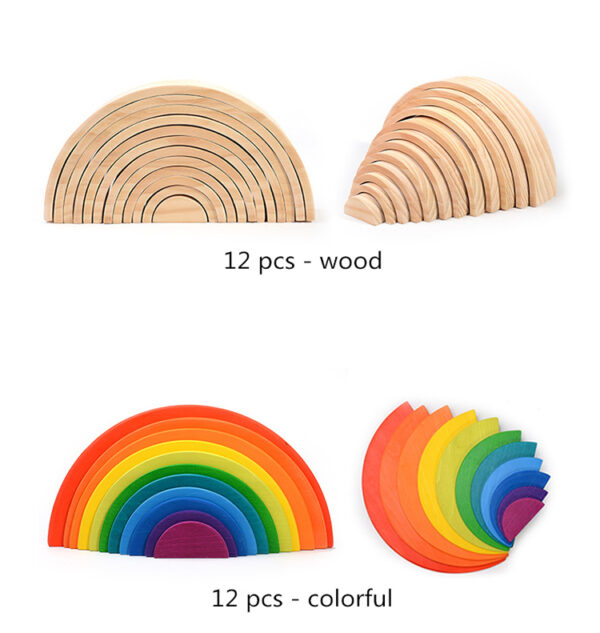 Montessori Large Wooden Stacking & Nesting Toys - Image 25